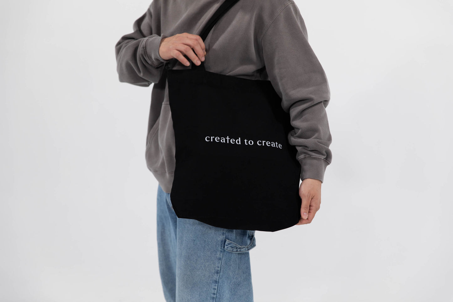 "created to create" Tote Bag
