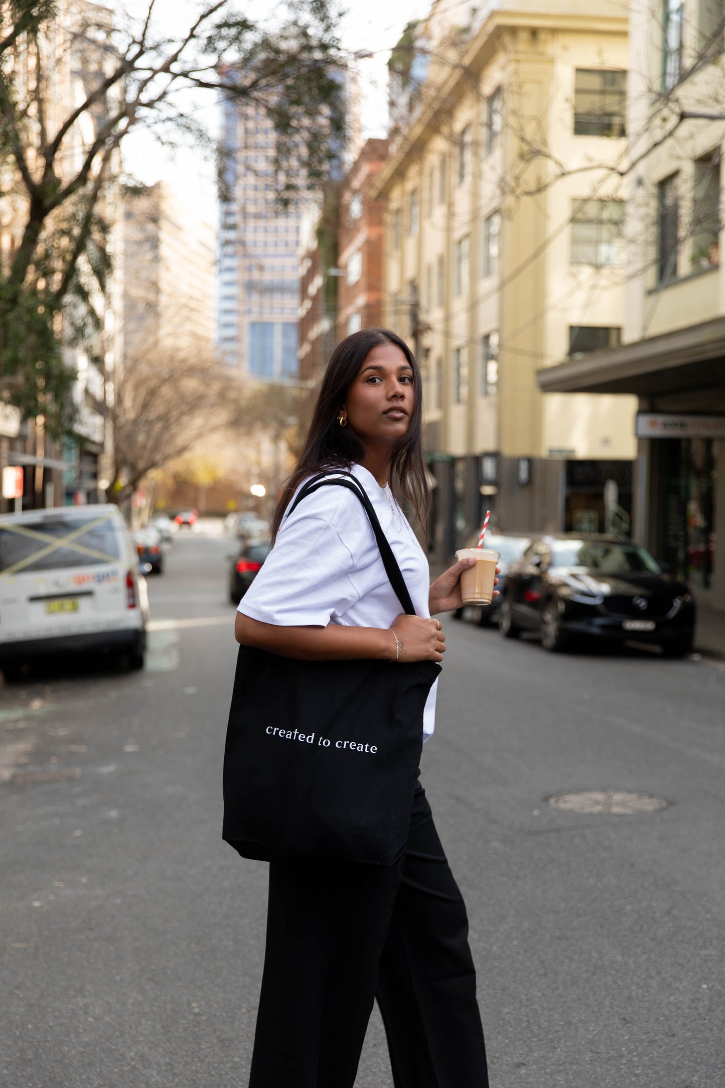 "created to create" Tote Bag